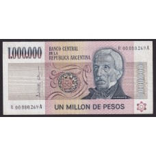 ARGENTINA COL. 671R BILLETE REPOSICION DE 1.000.000 UN MILLON DE PESOS